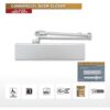 Universal Hardware UH4061 Heavy-Duty All-in-One Aluminum Commercial Door Closer