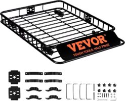 VEVOR Roof Rack Cargo Basket, 46