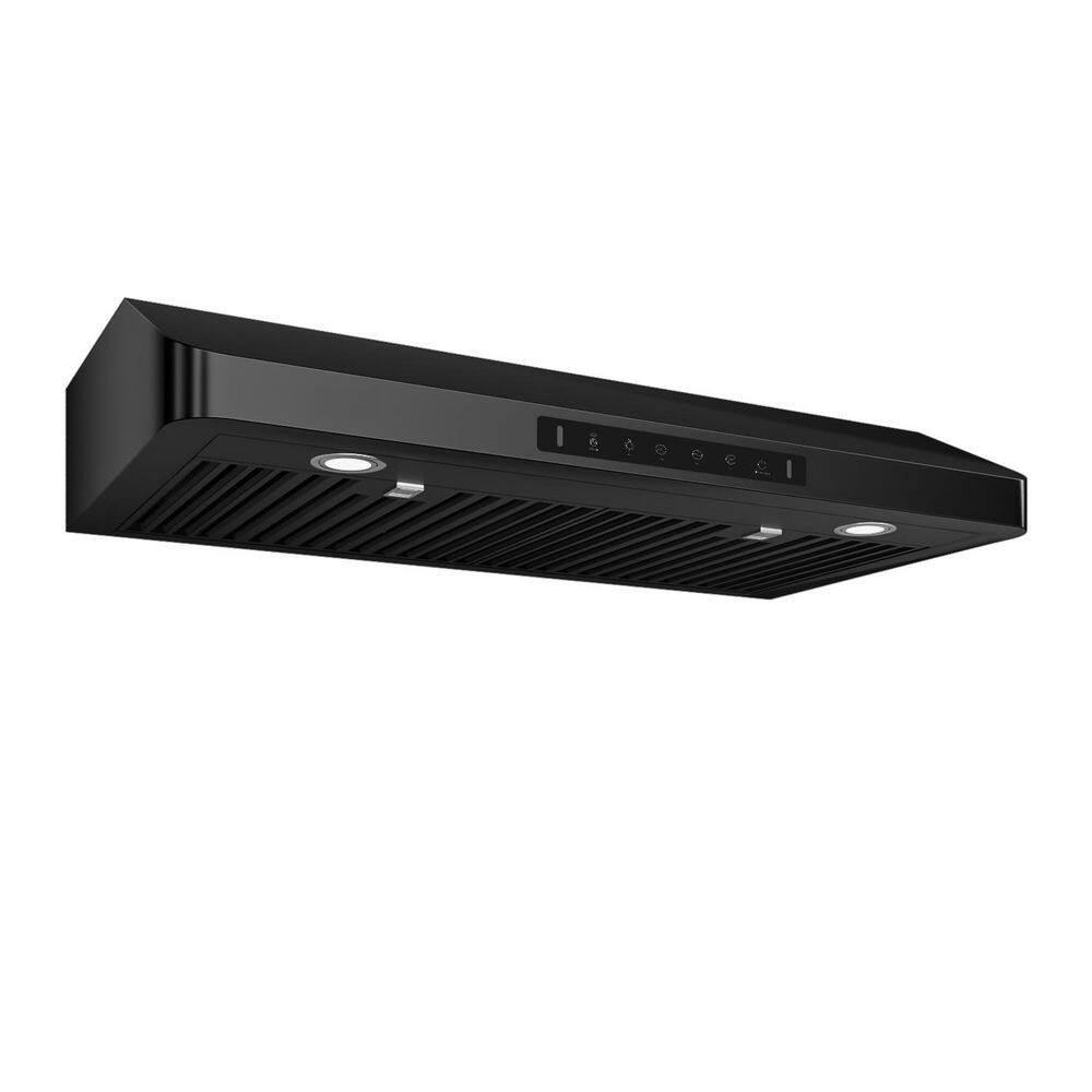 VIKIO C01-36-BSS 36 in. 900 CFM Ducted Under Cabinet Range Hood in Black Stainless Steel with 2 -Way Venting and LED VIKIO C01-36-BSS 36 in. 900 CFM Ducted Under Cabinet Range Hood in Black Stainless Steel with 2 -Way Venting and LED