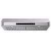 VIKIO IKC01-30-J 30 in. 900 CFM Ducted Under Cabinet Range Hood in Stainless Steel with 3 -Way Venting and Removable LED