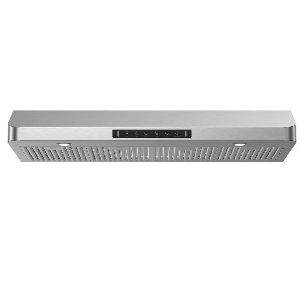 VIKIO IKC01-42-J 42 in. 900 CFM Ducted Under Cabinet Range Hood in Stainless Steel with 3 -Way Venting and Removable LED VIKIO IKC01-42-J 42 in. 900 CFM Ducted Under Cabinet Range Hood in Stainless Steel with 3 -Way Venting and Removable LED