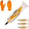Vendetta Plus Cockroach Bait - Contains IGR, Best Roach Killer for Infestation | Premium USA Supply Gloves | USA Supply Pest Identification Card