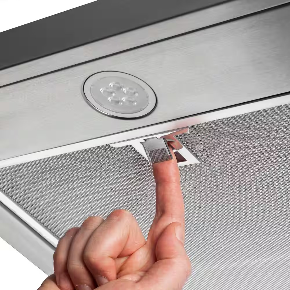 Vissani QR254S Caprelo 30 in. 320 CFM Convertible Under Cabinet Range Hood in Stainless Steel with LED Lighting and Charcoal Filter6_11zon