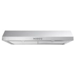 Vissani QR254S Caprelo 30 in. 320 CFM Convertible Under Cabinet Range Hood in Stainless Steel with LED Lighting and Charcoal Filter