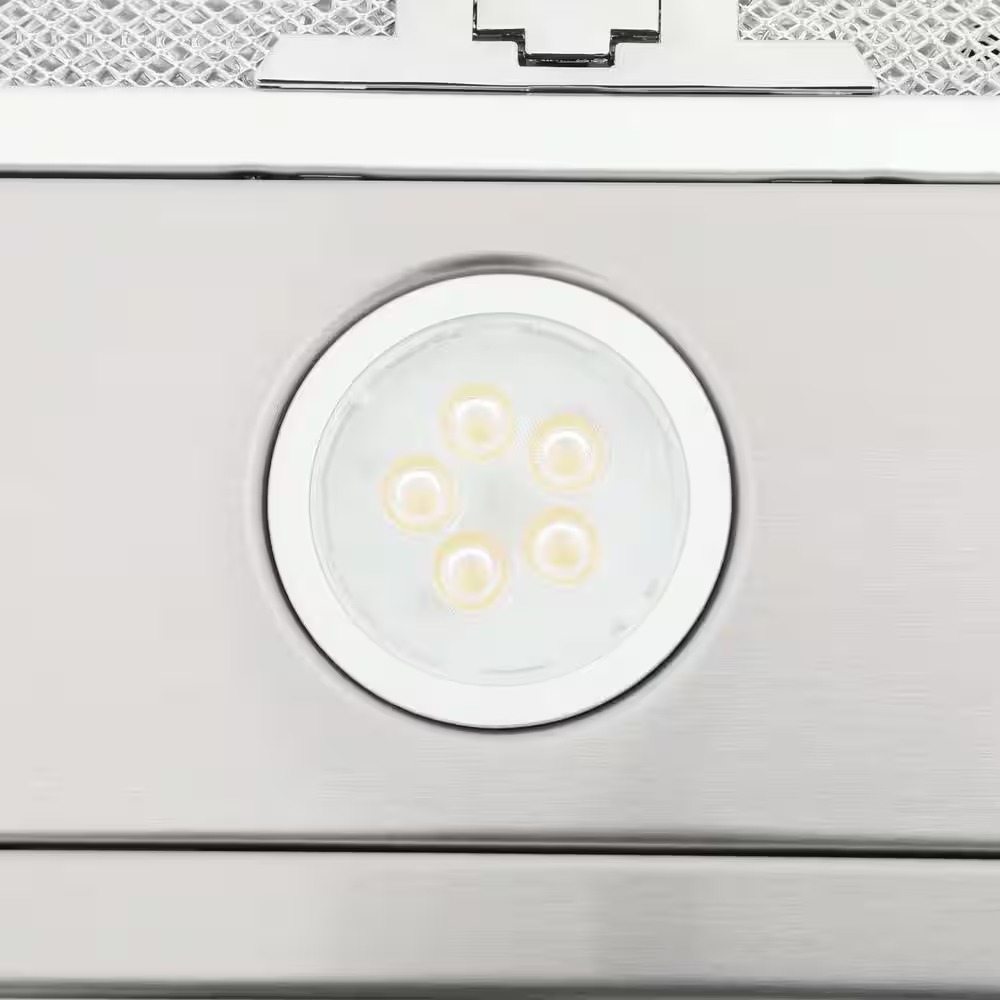 Vissani QR254S Caprelo 30 in. 320 CFM Convertible Under Cabinet Range Hood in Stainless Steel with LED Lighting and Charcoal Filter=_11zon