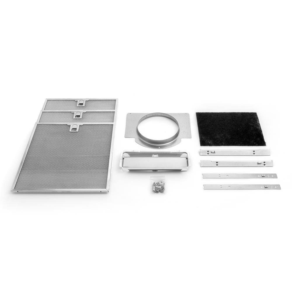 Vissani QR354SY Caprelo 36 in. 320 CFM Convertible Under Cabinet Range Hood in Stainless Steel with LED Lighting and Charcoal Filter23