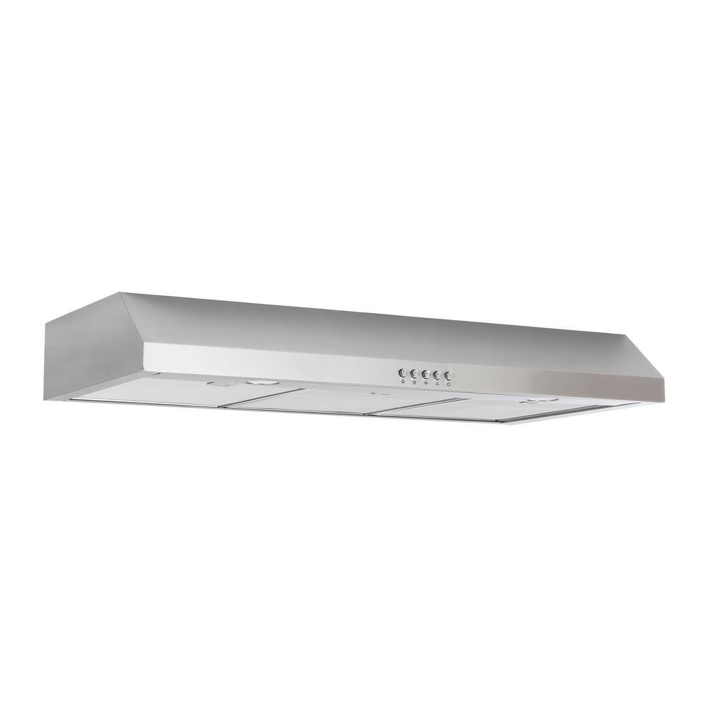 Vissani QR354SY Caprelo 36 in. 320 CFM Convertible Under Cabinet Range Hood in Stainless Steel with LED Lighting and Charcoal Filter8