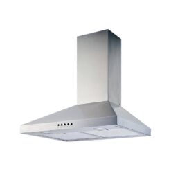 Vissani Siena 30 in. 350CFM Convertible Pyramid Wall Mount Range Hood in Stainless Steel with Charcoal Filter and LED Lighting