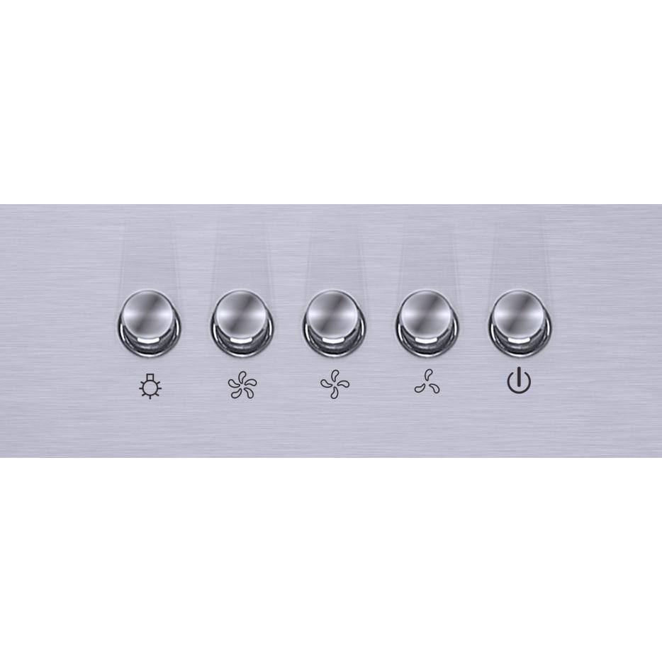 Vissani Siena 30 in. 350CFM Convertible Pyramid Wall Mount Range Hood in Stainless Steel with Charcoal Filter and LED Lighting17