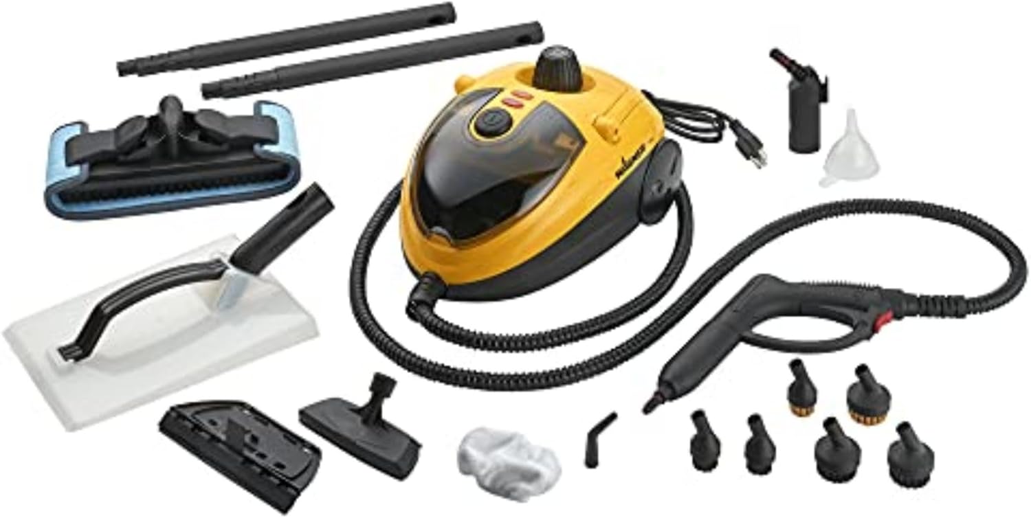 Wagner Spraytech 0282014 915e On-Demand Steam Cleaner & Wallpaper Removal, Multipurpose Power Steamer, 18 Attachments Included (Some Pieces Included in Storage Compartment) For Floor Wagner Spraytech 0282014 915e On-Demand Steam Cleaner & Wallpaper Removal, Multipurpose Power Steamer, 18 Attachments Included (Some Pieces Included in Storage Compartment) For Floor