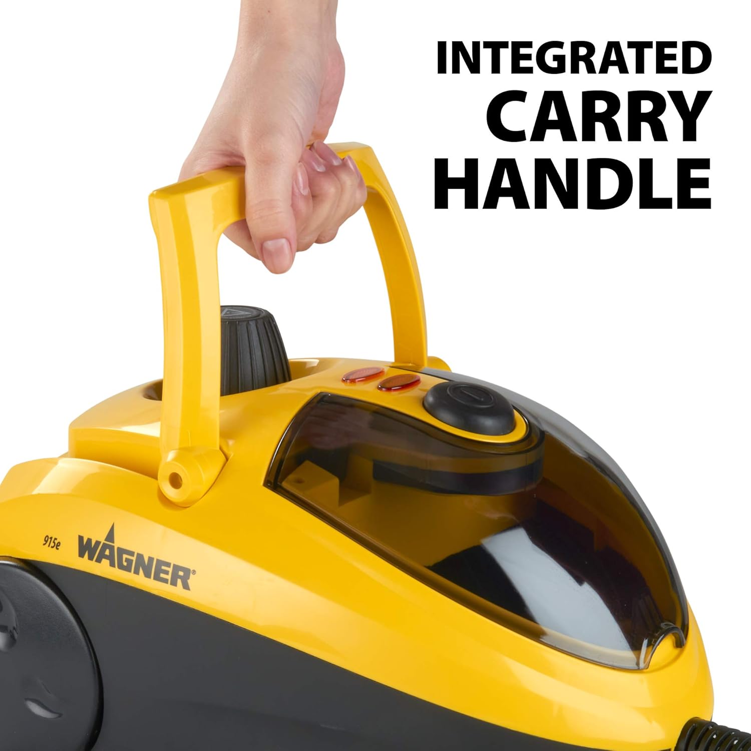 Wagner Spraytech 0282014 915e On-Demand Steam Cleaner & Wallpaper Removal, Multipurpose Power Steamer, 18 Attachments Included (Some Pieces Included in Storage Compartment) For Floor0