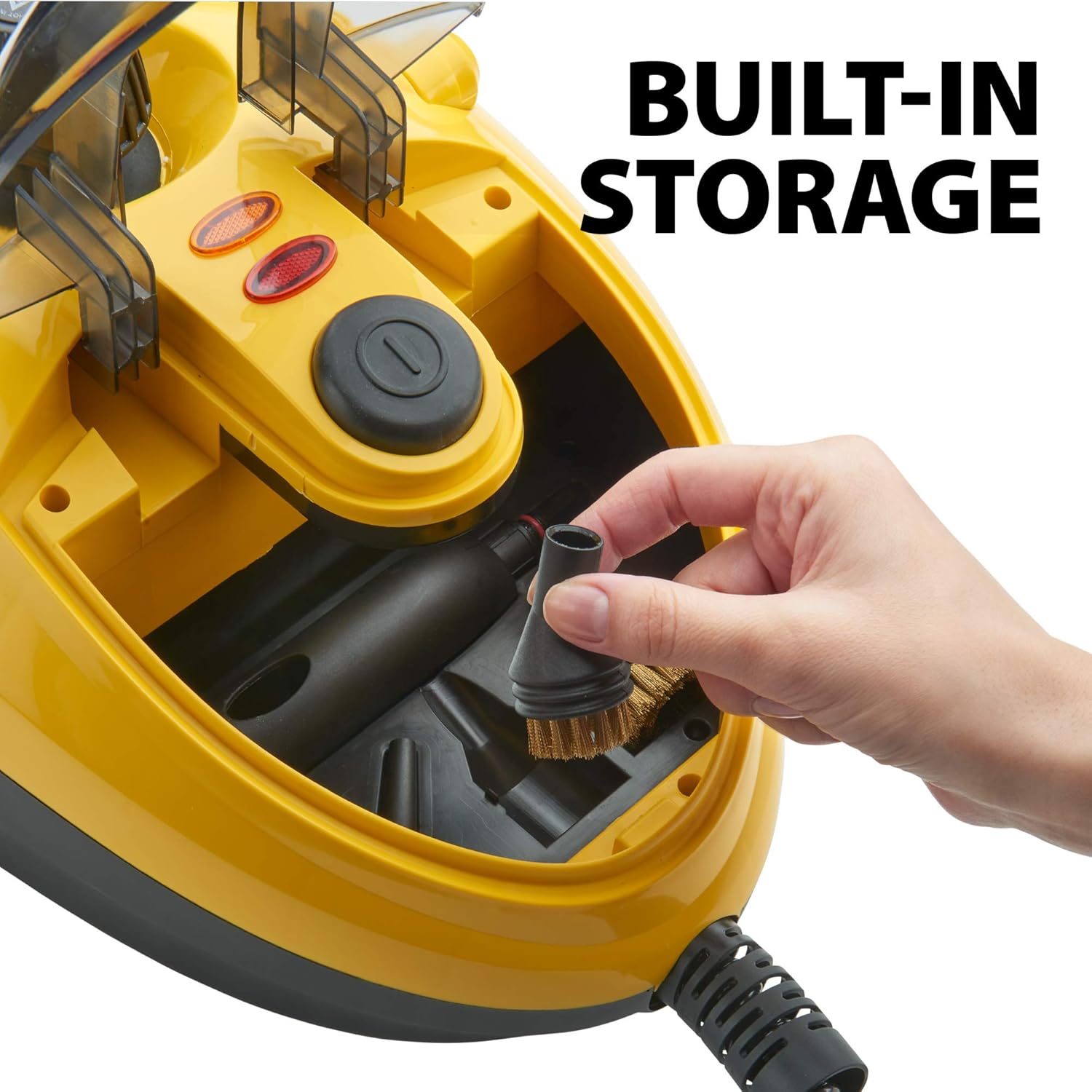 Wagner Spraytech 0282014 915e On-Demand Steam Cleaner & Wallpaper Removal, Multipurpose Power Steamer, 18 Attachments Included (Some Pieces Included in Storage Compartment) For Floor12