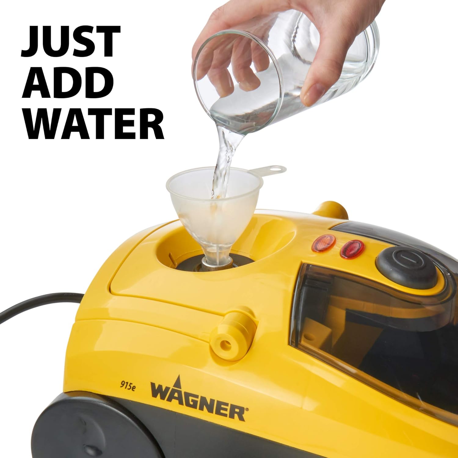 Wagner Spraytech 0282014 915e On-Demand Steam Cleaner & Wallpaper Removal, Multipurpose Power Steamer, 18 Attachments Included (Some Pieces Included in Storage Compartment) For Floor5