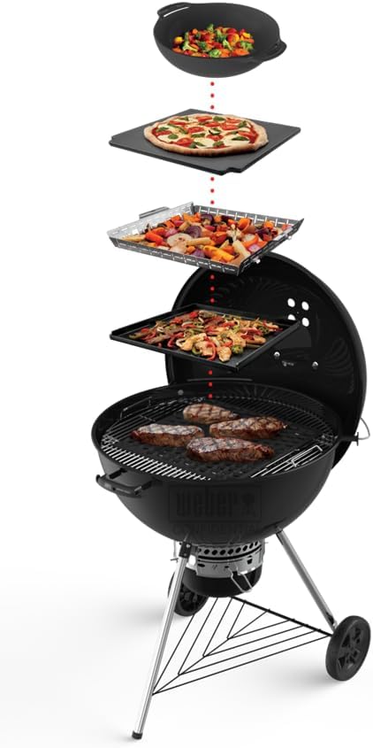 Weber Master-Touch Charcoal Grill and Smoker, 26-Inch, Black17