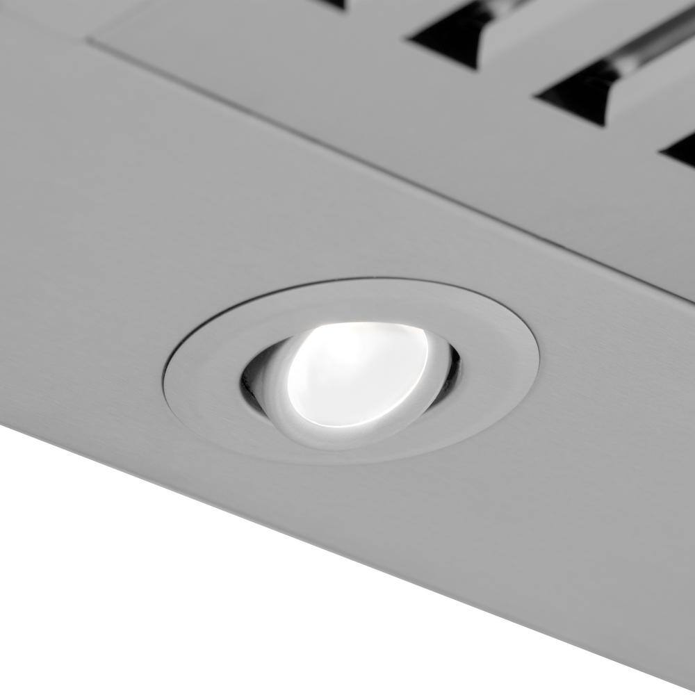 ZLINE Kitchen and Bath KB-30 30 in. 400 CFM Convertible Vent Wall Mount Range Hood with LED Lighting - Stainless Steel17