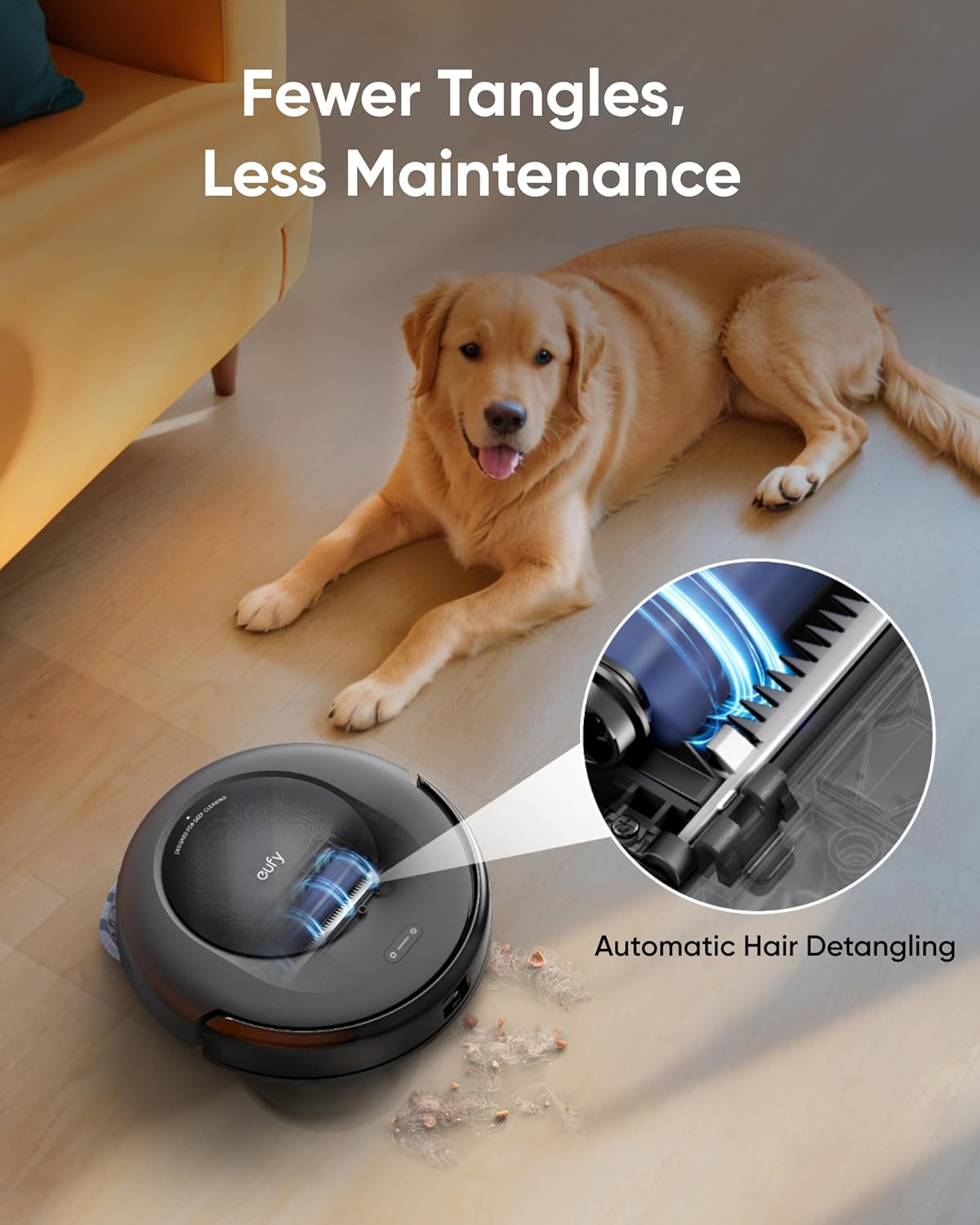eufy Robot Vacuum Omni C20, Robot Vacuum and Mop Combo, Self Emptying, Auto Mop Washing and Auto Drying for Hands-Free Cleaning, 7000 Pa Powerful Suction, 3.35-Inch Design, All-in-One Station11