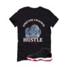 Jordan 11 Bred Velvet Black T-Shirt (Dream Chaser Angel) DB5457-061