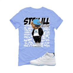 Jordan 11 Legend Blue Carolina Blue T-Shirt (Stay ill Bear) CT8012-104