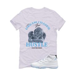 Jordan 11 Legend Blue White T-Shirt (Dream Chaser Angel) CT8012-104