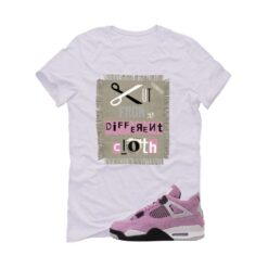 Jordan 4 WMNS Orchid White T-Shirt (Cut from a different cloth) AQ9129-501