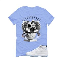 Jordan 11 Legend Blue Carolina Blue T-Shirt (Chasing Dreams) CT8012-104