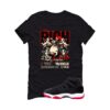 Jordan 11 Bred Velvet Black T-Shirt (Rich Hustler) DB5457-061