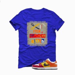 Dunk Low CO.JP What The Royal Blue T-Shirt (Cut from a different cloth) AA4414-400