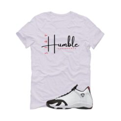 Jordan 14 Black Toe White T-Shirt (Stay Humble) 487471-160