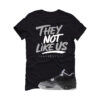Jordan 4 Fear Pack Black T-Shirt (They not like us) FQ8138-002