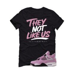 Jordan 4 WMNS Orchid Black T-Shirt (They not like us) AQ9129-501