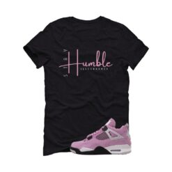 Jordan 4 WMNS Orchid Black T-Shirt (Stay Humble) AQ9129-501