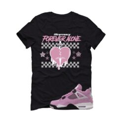 Jordan 4 WMNS Orchid Black T-Shirt (Forever Alone) AQ9129-501