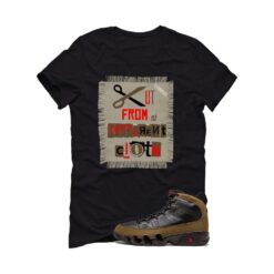 Jordan 9 Olive Black T-Shirt (Cut from a different cloth) HV4794-030
