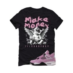 Jordan 4 WMNS Orchid Black T-Shirt (Make Money) AQ9129-501