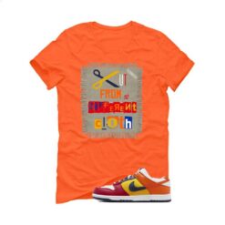 Dunk Low CO.JP What The Orange T-Shirt (Cut from a different cloth) AA4414-400