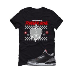 Jordan 3 Black Cement Black T-Shirt (Forever Alone) DN3707-010