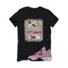 Jordan 4 WMNS Orchid Black T-Shirt (Cut from a different cloth) AQ9129-501