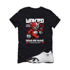 Jordan 14 Black Toe Black T-Shirt (Wanted Dead Or Alive) 487471-160