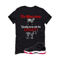 Jordan 11 Bred Velvet Black T-Shirt (the black sheep usually turns into the GOAT!) DB5457-061