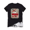 Jordan 14 Black Toe Black T-Shirt (Cut from a different cloth) 487471-160