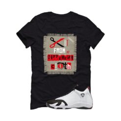 Jordan 14 Black Toe Black T-Shirt (Cut from a different cloth) 487471-160