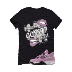 Jordan 4 WMNS Orchid Black T-Shirt (Gossip) AQ9129-501