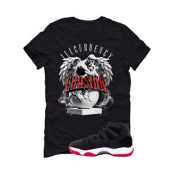 Jordan 11 Bred Velvet Black T-Shirt (Chasing Dreams) DB5457-061