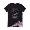 Jordan 4 WMNS Orchid Black T-Shirt (Resentful) AQ9129-501