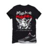 Jordan 3 Black Cement Black T-Shirt (Make Money) DN3707-010