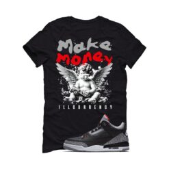 Jordan 3 Black Cement Black T-Shirt (Make Money) DN3707-010