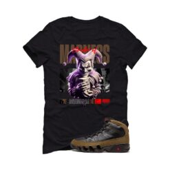Jordan 9 Olive Black T-Shirt (Smile Of Madness) HV4794-030
