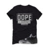 Jordan 4 Fear Pack Black T-Shirt (DOPE) FQ8138-002