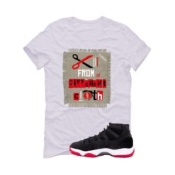 Jordan 11 Bred Velvet White T-Shirt (Cut from a different cloth) DB5457-061