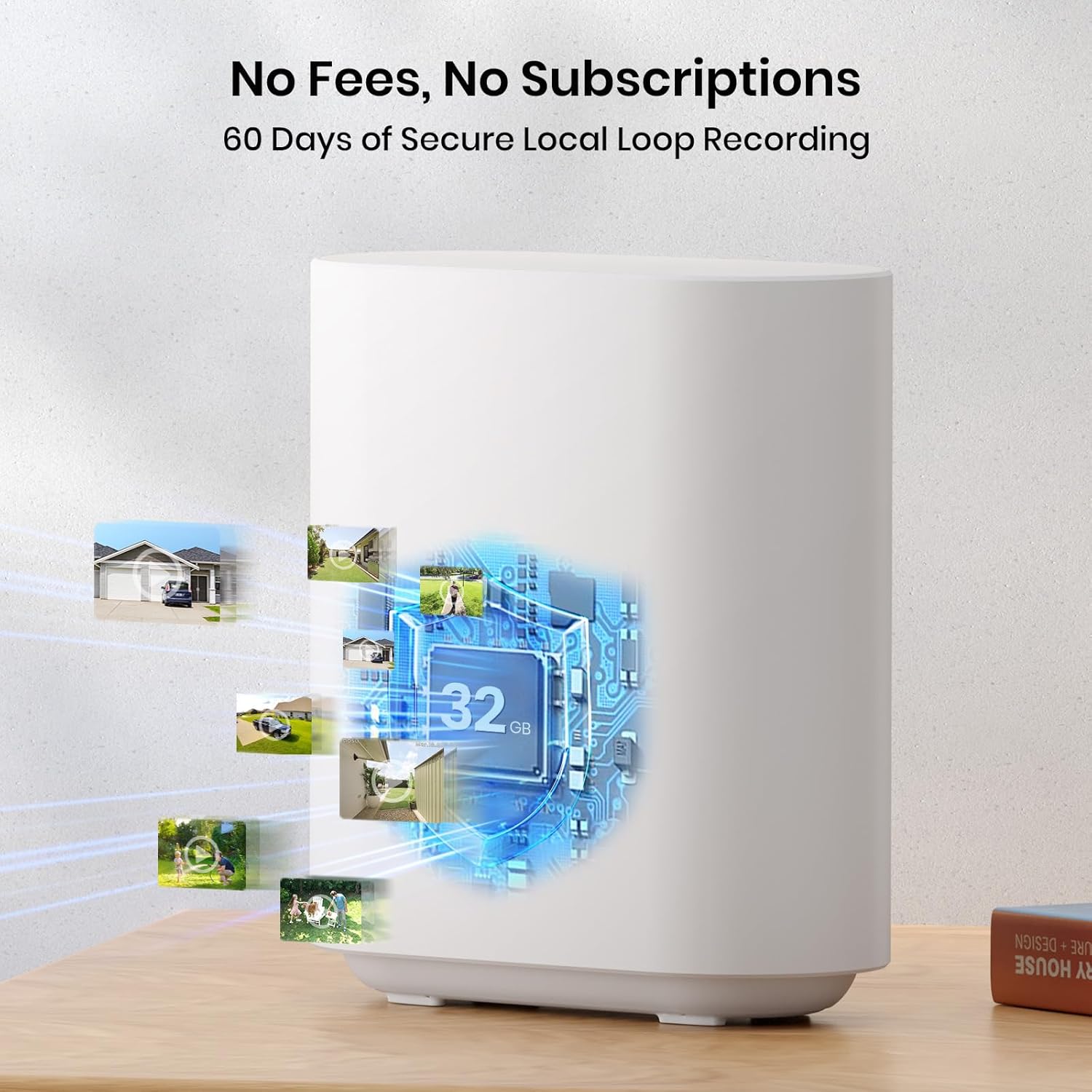 AOSU Security Cameras Outdoor Wireless, 4 Cam-Kit, No Subscription, Solar-Powered, Home Security Cameras System with 360° Pan & Tilt, Auto Tracking, 2K Color Night Vision, Easy Setup, 5G & 2.4G WiFi1